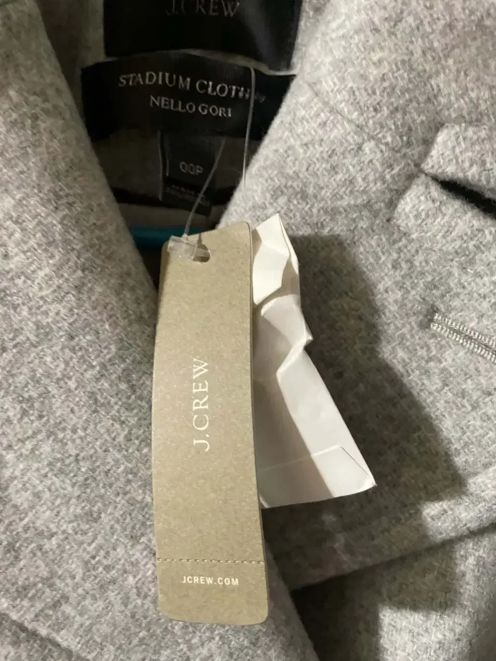J.Crew Stadium Cloth Nello Gori Double-Breasted Pea Coat Size 00P - Picture 4 of 12